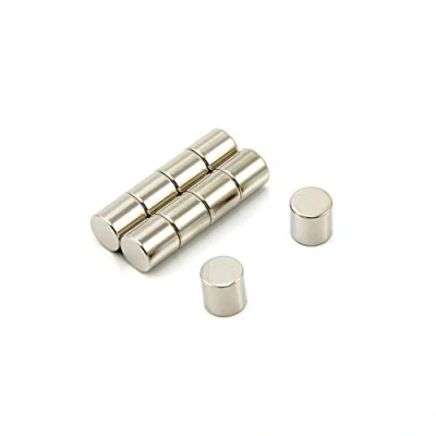 Image of Samarium Cobalt Magnet for Motors, Electric Turbo Machinery and Sensors 10mm dia x thick 2.6kg Pull Pack of 4