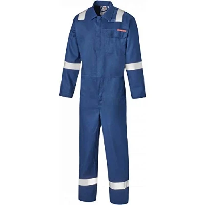 Image of Dickies Everyday Flame Retardant Reflective Coverall Boiler Suit Hi Vis FR24/7TPA Regular 32&#039;&#039; Leg (XXL, ROYAL)