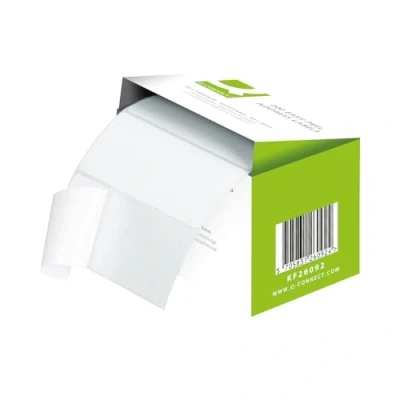 Image of Q Connect Address Label Roll Repositionable Self Adhesive 89mmx36mm White (Pack of 200) + Free FINCHLEY Refill Pen (10)