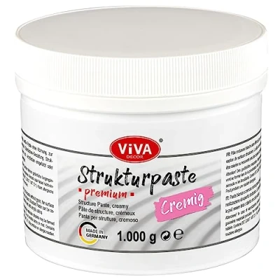 Image of Viva Decor Premium Creamy Structure Paste 1000g Matte White