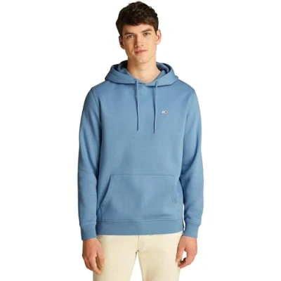Image of Tommy Jeans FLAG Hoodie Sweatshirt, Men&#039;s, Size: 46, Colorado blue