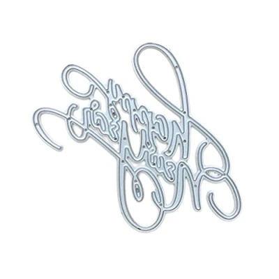 Image of Happy New Year Metal Cutting Dies Stencil Scrapbooking Album Stamp Embossing