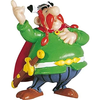 Image of Plastoy SAS PLA60509 Asterix Figure Majestrix der Anfuhrer Toy,5.6 CM