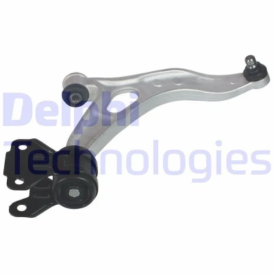 Image of 1709423, 1709424, 1749593, 1749991, 1889405 Suspension Arm DELPHI TC2723 with ball joint Right, Lower Trailing Aluminium FORD: FOCUS 3