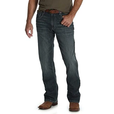 Image of Wrangler Men&#039;s 20x No. 42 Vintage Boot Cut Jean, Glasgow, 30W x 36L