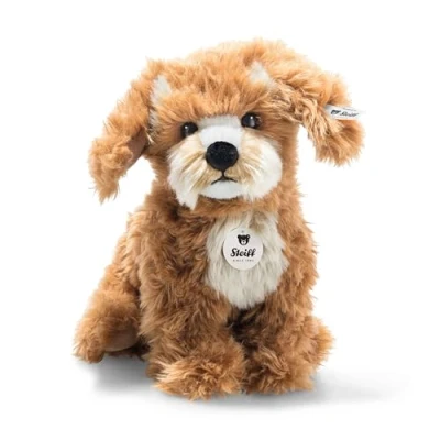 Image of Steiff 076909 Animals Curlie Cockapoo, Glazed Ginger, 24 cm