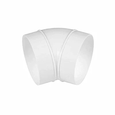 Image of Duct Elbow 125mm / 45 Degree Round Pipe Bend Ventilation Tube Connector