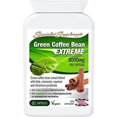 Image of Specialist Supplements Green Coffee Bean Extreme Weight Loss Formula, 60 Capsules