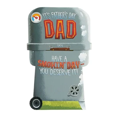 Image of UK Greetings Father&#039;s Day Card For Dad With Envelope Barbeque Design