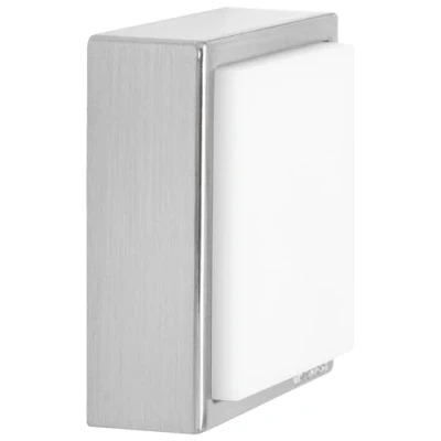 Image of WAGNER Doorstop Screw or Glue Wall 40 x 13 mm, Stroke Bumper Made of die cast zinc with Stainless Steel Look + Soft White Thermostatic Rubber, to be Screwed glued on Walls 15515811