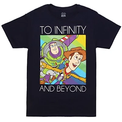 Image of Fifth Sun Men&#039;s Infinity T Shirt, Navy Blue, XL