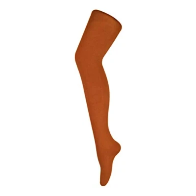 Image of Sock Snob Womens 80 Den Opaque Coloured Winter Fashion Tights (Extra Large (Hips 42&quot; 52&quot; (107 132cm), Potters Clay)