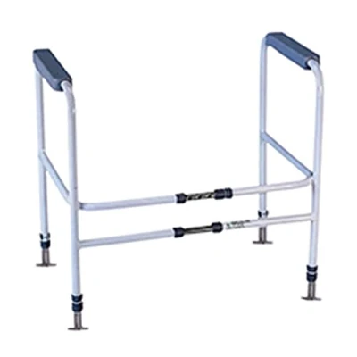 Image of Aidapt Fixed Position Support Toilet Safety Frame with Adjustment for Height and Width Pre Assembled Aid