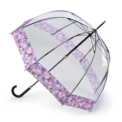 Image of Fulton Birdcage 2 Luxe Digital Blossom Print Umbrella