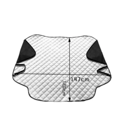 Image of LFWCZS Car Windshield Cover for Fiat Panda Cross,Windscreen Protector Automotive Sun Shade Winter Summer Snow Ice Frost UV Dust Water Resistentin all Weather Accessories,Small size