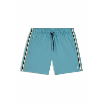 Image of BOSS Iconic Swimming shorts, Men&#039;s, Size: XL, Light blue three