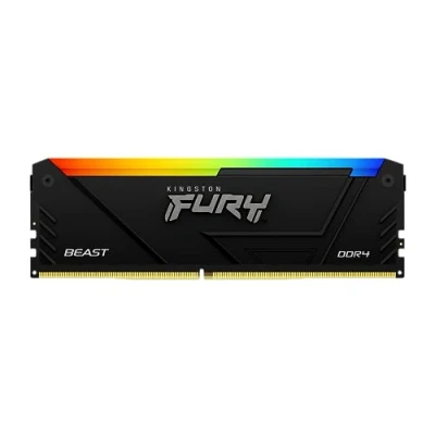 Image of Kingston FURY Beast RGB 8GB 3200MT/s DDR4 CL16 DIMM Computer Memory KF432C16BB2A/8