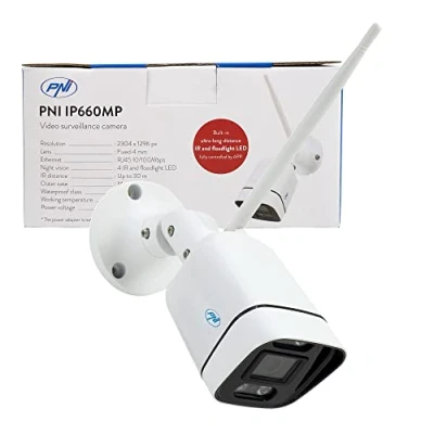Image of PNI Video surveillance camera IP660MP 3MP, wireless, with IP, outdoor and indoor, only House WiFi660 kit