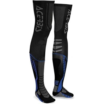 Image of Acerbis X Leg Pro Socks, Black/Blue, XXL