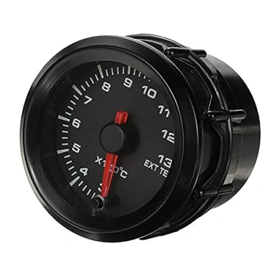 Image of ETOPARS Universal Car Vehicle 2inch 52mm Pointer Exhaust Gas Temp Gauge Meter Kit Temperature EGT EXT 7 Color LED Light Indicator Dail