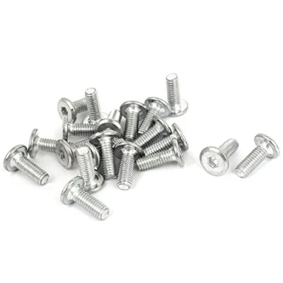 Image of Sourcingmap 20 Pcs Countersunk Flat Head Cap Hexagon Socket Bolt Screws M6 x 15mm