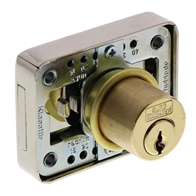 Image of Burg Wächter Stop Lock for Drawers MZ 23/25 mm Polished Brass, 105021829.