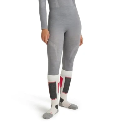 Image of FALKE Women&#039;s Wool Tech 3/4 Sports Functional Tights Thermal Underwear For Cold To Very Weather Breathable Climate Regulating Odour Neutralising Sustainable Yarn 1 Piece