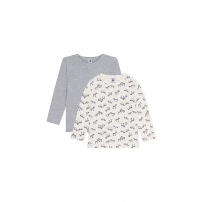 Image of Petit Bateau 2 PACK Undershirt multicoloured for kids, Size: 3y, Multi/coloured