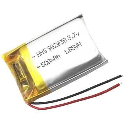 Image of YUNIQUE GREEN CLEAN POWER 902030 3.7V 500mAh LiPo Rechargeable Battery For Portable Devices &amp; RC Toys with PCM Protection, Compatible Samsung Tab A, Tello Drone, Yellow