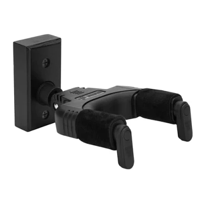Image of Sondery Guitar Hanger Wall Mount, Auto Lock and Adjustable Hook Holder Stand for Acoustic Electric Bass Guitars, Not Nitro finish