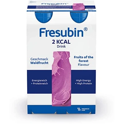 Image of Fresenius Kabi FRESUBIN 2 KCAL Drink Forest Fruit Drinks Flask 200 ml Pack of 1 x 2.75 kg 4)