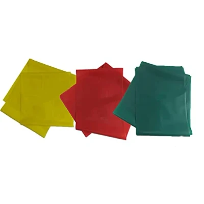 Image of Resistance Bands Set Triple Pack 1.5m Long for Exercise, Physical Therapy, Work Outs/Gym, Strength Train at Home, Colour Coded by