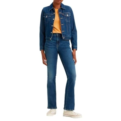 Image of Levi&#039;s 725 High Rise Bootcut Women&#039;s Jeans, Blue Wave Dark, 26W / 30L