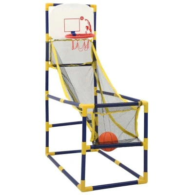 Image of vidaXL Arcade Basketball Game Set with Ball and Pump 45x86x127 cm