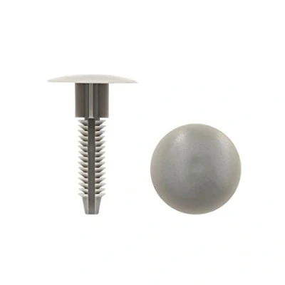 Image of sourcingmap 20pcs Gray Car Plastic Push Rivet Bumper Clips 10mm x 27mm 40mm