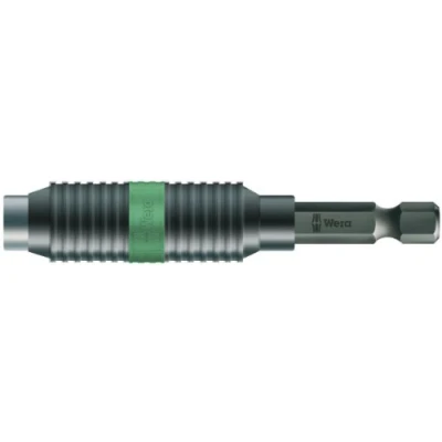 Image of Wera 897/4 R SB Rapidaptor BiTorsion Long Service Life Universal Bit Holder, 1/4&quot; x 75 mm, 05073420001 , Black