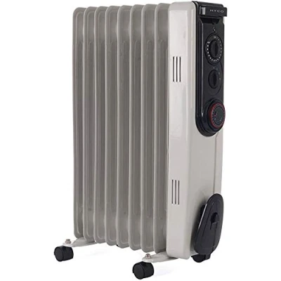 Image of Hyco RAD15Y Riviera 1500W Heater with 3 Settings &amp; Adjustable Thermostat White.