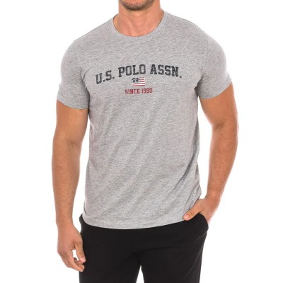Image of U.S. POLO Mens Short sleeve t shirt 66893 man Grey Size 2XL