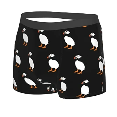 Image of 501 Puffin Bird Men&#039;S Boxers Trunk Classic Boxer Briefs Comfortable Sports Undershorts Antibacterial Athletic Underwear Xxl