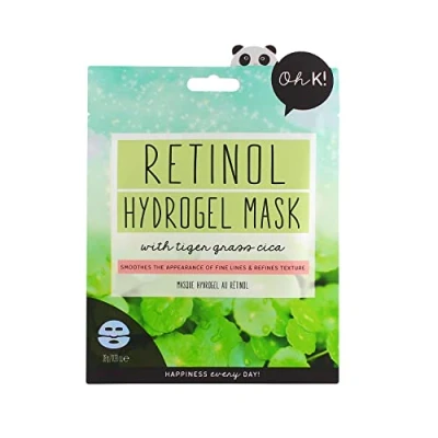 Image of Oh K! Retinol Sheet Mask, For Ageing Skin, Plumping and Firming, Vegan Cruelty Free, 42g
