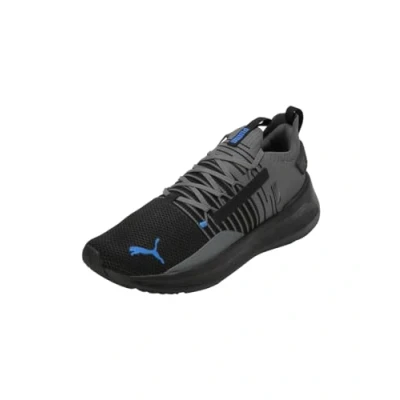 Image of PUMA Unisex SOFTRIDE Symmetry FUZION Road Running Shoe, Black Cool Dark Gray Team Royal, 3.5 UK