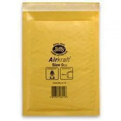 Image of Jiffy Airkraft Bag Size 0 Gold (Pack of 10)