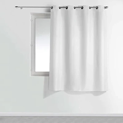 Image of Douceur d&#039;Intérieur 1609124 Curtains, Polyester, White, 140 x 180 cm