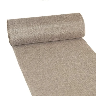 Image of Deko AS GmbH Table Runner, Polyester odourless, Beige, 20 cm x 5 m,