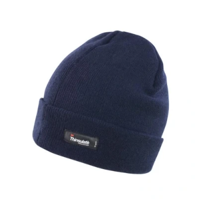 Image of Result Unisex Lightweight Thermal Winter Thinsulate Hat (3M 40g) (One Size) (Navy Blue)