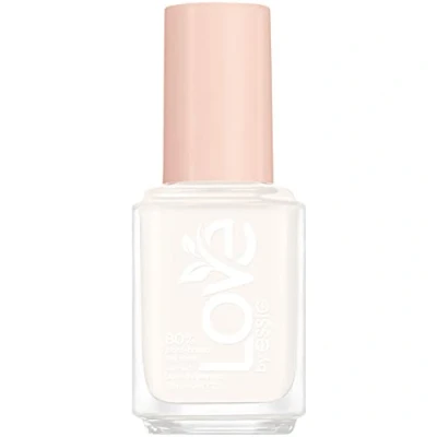 Image of essie Long Lasting Nail Polish with Creamy Finish, Short Drying Time and Less Chipping, Vegan Formula, LOVE by essie, Colour No. 0 blessed never stressed, White, 1 x 13.5 ml