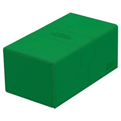 Image of Ultimate Guard Twin Flip`n`Tray 200+ XenoSkin Monocolor Vert