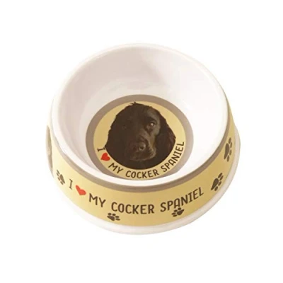 Image of Cocker Spaniel Pet Bowl Dog 20cm