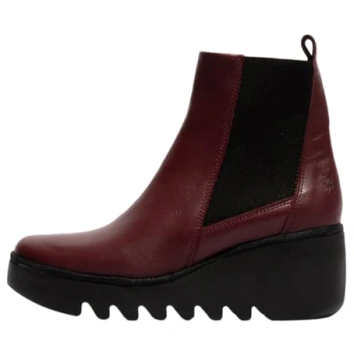 Image of Fly London Women&#039;s BAGU233FLY Ankle Boot, Wine, 5 UK