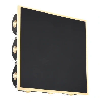 Image of Saidy 22cm Integrated LED Wall Lamp Matt Black 3000K
